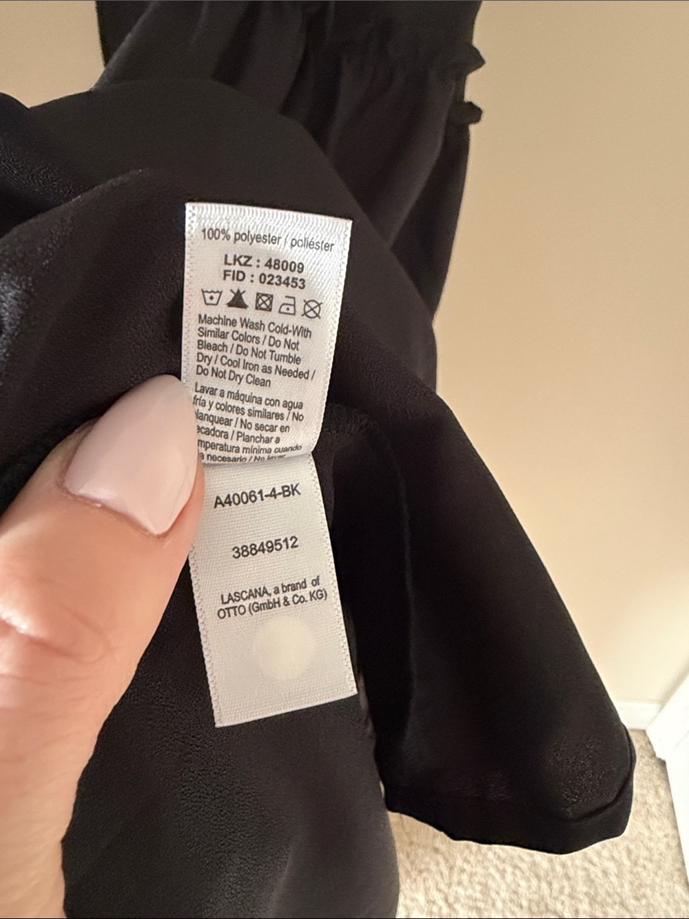 Lascana Off-Shoulder Ruffled Black Maxi Dress - Picture 6 of 8